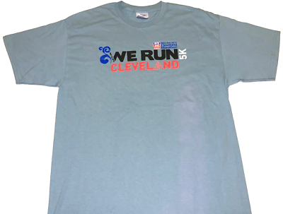 #ad #ad Rare Vintage 2012 Cleveland Ohio Marathon 5K Race We Run T Shirt New LARGE $14.99