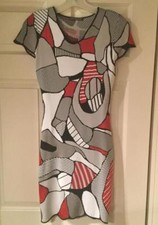 Alexander McQueen Dress Size XS Grey/Red/Black/White