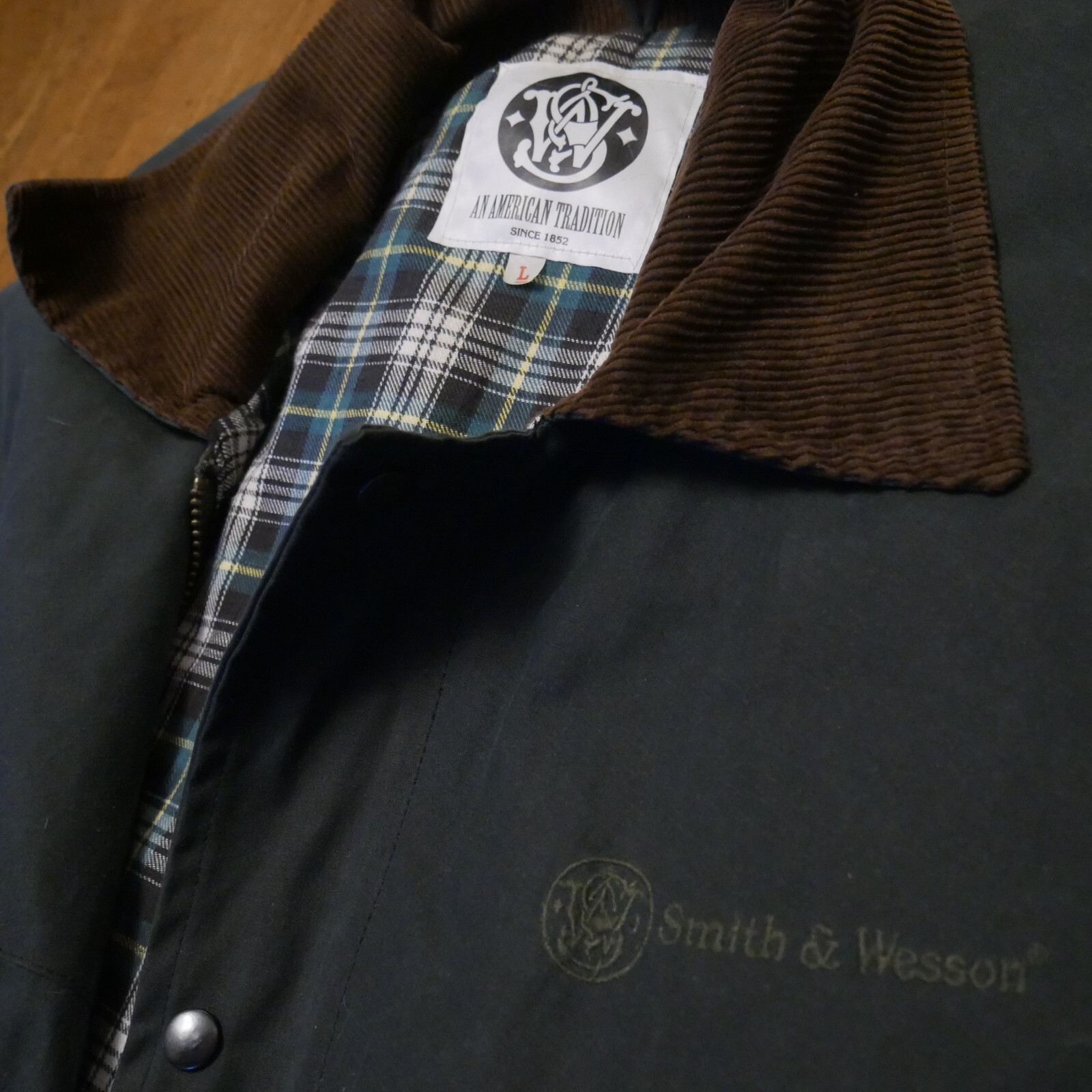 Smith and Wesson waxed cotton/oilskin jacket Made in … Gem