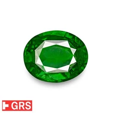 GRS Certified KENYA Tsavorite Garnet 1.84 Ct. Natural Untreated GRASS GREEN