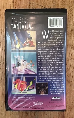 美品 ビンテージ オリジナル disney fantasia Rare FANTASIA Walt Disney VHS Original Masterpiece Collection