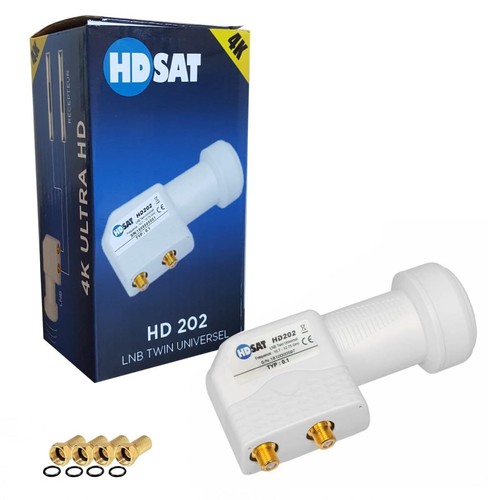 Kit parabole TNTSAT 65 cm - Double décodeur HD 4K