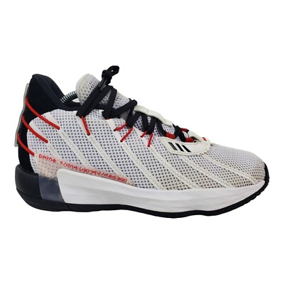 ADIDAS Shoes DAME 7 Mens Size 9 Cloud White RIP CITY Basketball Sneaker H04387 ADIDAS Shoes DAME 7 Mens Size 9 Cloud White RIP CITY  main image 2