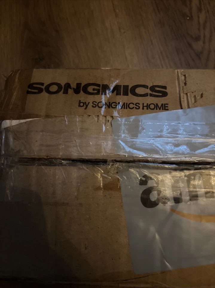 SONGMICS Portaequipajes, Soporte para Maleta con Estante de Almacenamiento de Tela, para Negro Foto 3 de 3