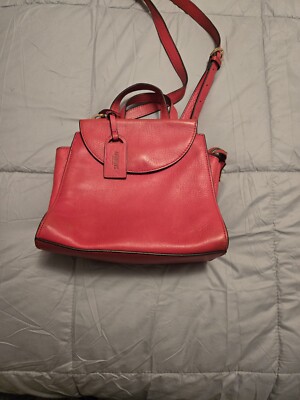 Kate Spade Saturday Mini Mini A Satchel Crossbody Bag Cherry Red 6'' Ht x 6.5'' W
