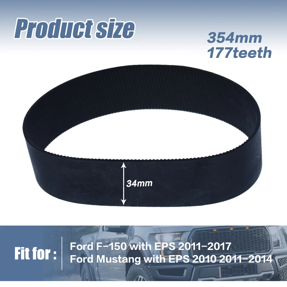 Correa de transmisión de piñón de cremallera EPS apta para Ford F-150 Mustang 2011-2017 3,5 L 3,7 L 5,0 L Foto 4 de 4