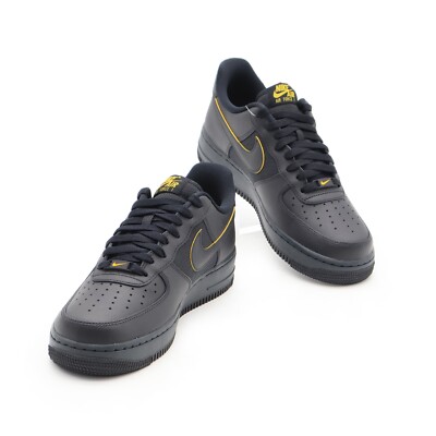 FZ4617-001 Nike Air Force 1 Low Black University Gold (Men's) | eBay