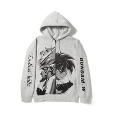 HUF x Gundam Endless Waltz Split F/Z Hoodie Sweatshirt Jacket Full Zip M NEW NWT