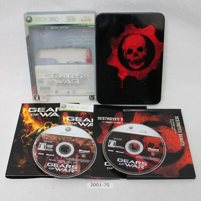 Xbox 360 Gears of War Deluxe Edition working NTSC-J 2001-075 UK