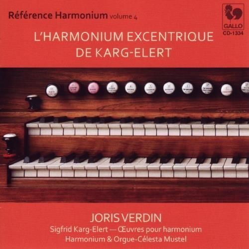 Audio Cd Joris Verdin: L'Harmonium Excentrique De Karg-Elert