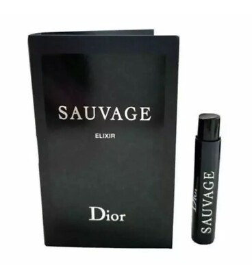  Samples Vial SAUVAGE ELIXIR by CHRISTIAN DIOR for Men 0.03 oz PARFUM CONCENTRE