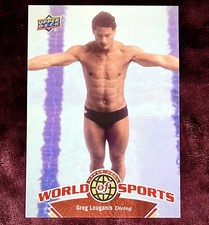 Greg Louganis 2010 UD World Sports RC MINT Team USA Diving GOAT Legends Gay Bi💙
