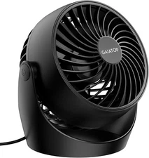 Desk Fan 5-Inch Portable Electric Table Desktop Air Circulator Fans Small but