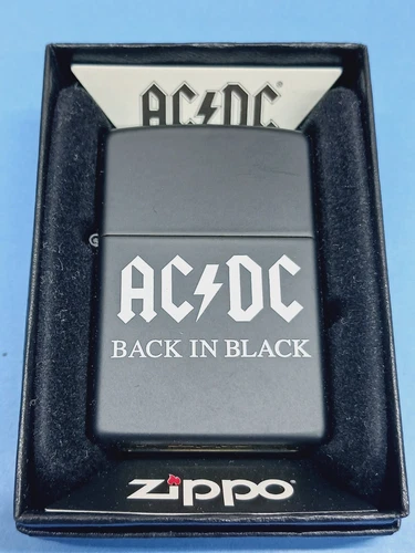 Zippo AC/DC Back In Black Black Matte 24279