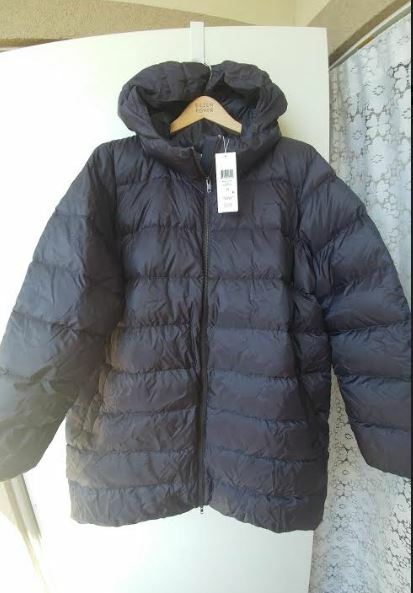 518 Eileen Fisher Hooded Coat 2x Cocoon 