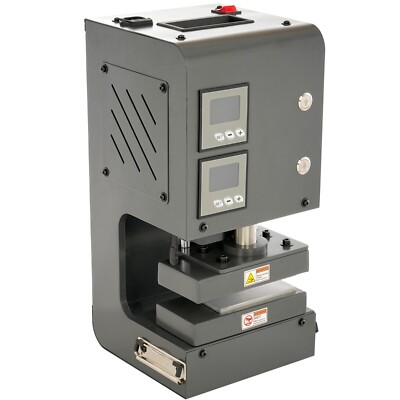 Electric Heat Press Machine, 2.5 Ton Force, 4.7'' x 2.4'' Plates, DripTek