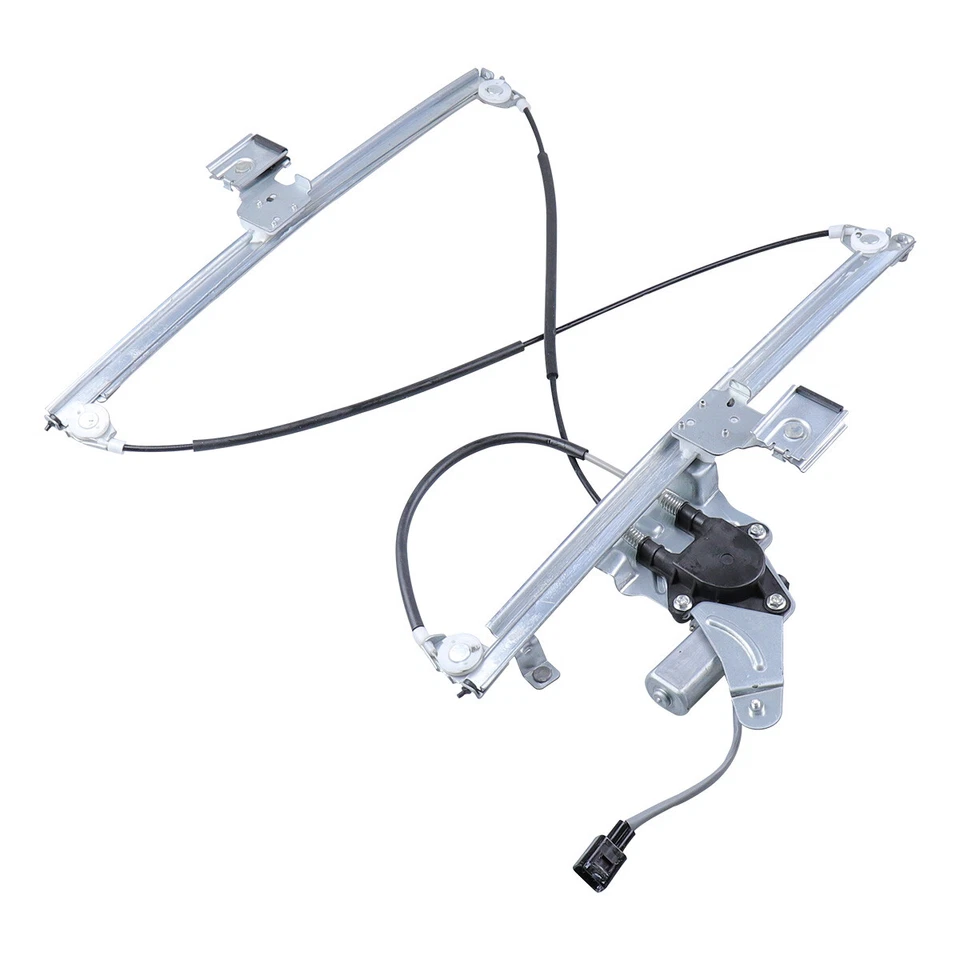 Set of 2 Rear Power Window Regulators For 2001-2006 Silverado / Sierra Crew Cab Foto 3 de 4