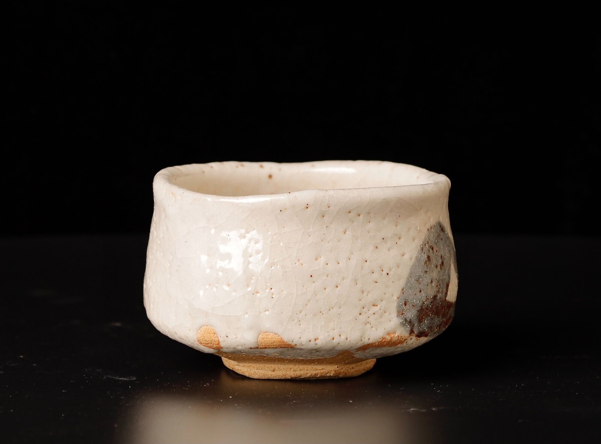 Beautiful Japanese Seto Chawan tea bowl by a Nitten artist,Tabata