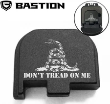 GLOCK REAR SLIDE BACK BUTT COVER PLATE Model G43 G43x G48 Bastion Don't Tread On