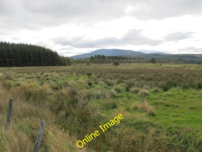 Photo 6x4 Fields Near Tom More Cardhu The hill in the distance is Ben Rin c2012