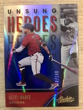 2021 Absolute Baseball Ketel Marte Unsung Heroes Insert Diamondbacks #d 108/149