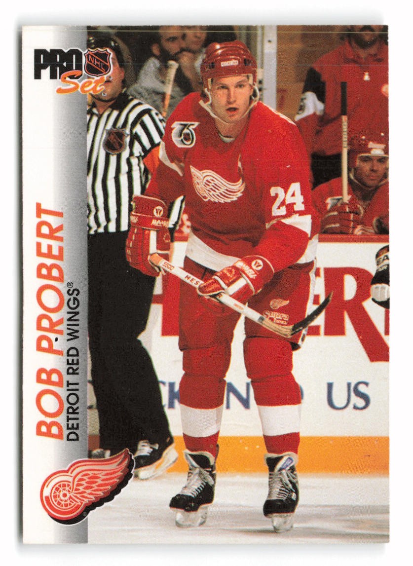 1992-93 Pro Set Bob Probert #46 Detroit Red Wings