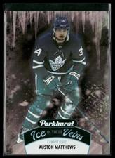 2021-22 Parkhurst Ice in Their Veins Auston Matthews Toronto Maple Leafs #IV-6