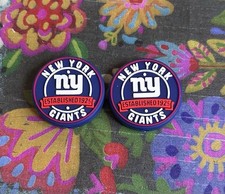 2 Piece NEW YORK Football Team Silicone Focal Beads DIY Jewelry Pens Football