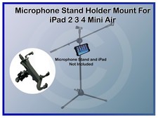 Tablet Mount Holder for Microphone Music Stand Universal Fit 7   11  Tablets New