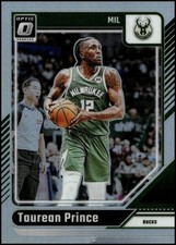2024-25 Panini Donruss Optic Taurean Prince Holo Silver Prizm #5 Milwaukee Bucks