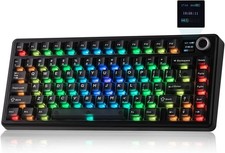 X AULA F75 MAX Wireless Mechanical Keyboard with TFT Screen & RGB Backlighting