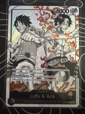 #ad Luffy amp; Ace Parallel ST30 001 Starter Deck EX: Luffy amp; Ace Foil Ships quick $439.99