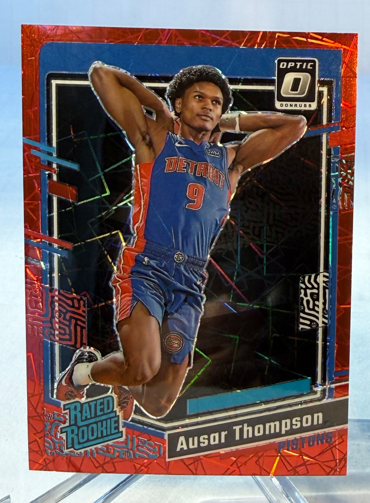 2023 Optic Ausar Thompson Rated Rookie #235 Red Velocity /299 (RC)