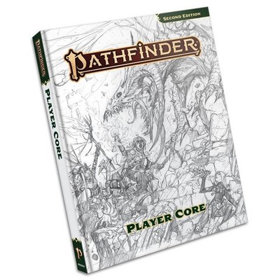 Paizo Pathfinder 2E Player Core Sketch Cover Rpg Book Role Playing Game
