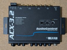 Ecualizador gráfico y cruce Audiocontrol ACX-3.2 4 bandas para todo tipo de clima PROBADO