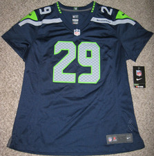 Earl Thomas III Seattle Seahawks Women's Navy Blue Nike Game Jersey