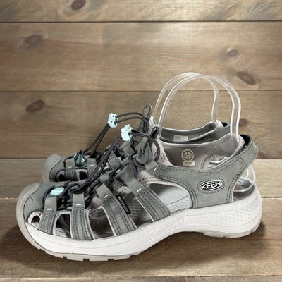 keen astoria west womens size 9 shoes gray waterproof athletic sandals