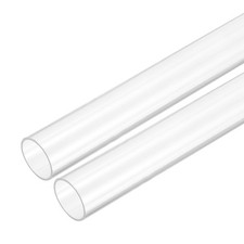 Acrylic Tube, 2 Pcs 18mm(0.71") ID x 20mm(0.79") OD 254mm(10") Length