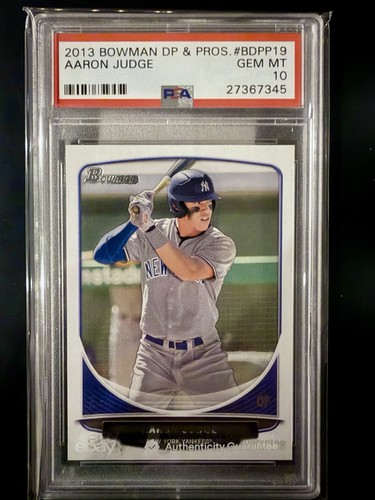 2013 BOWMAN DRAFT PICKS & PROSPECTS AARON JUDGE #BDPP19 PSA 10 1ST BOWMAN NYY