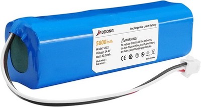 5800mAh Replacement Battery for Proscenic M7 Pro M8 Pro M7 Max for Lydsto R1