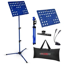 5 Core Music Stand Adjustable Book Stands Foldable Portable Sheet Holder