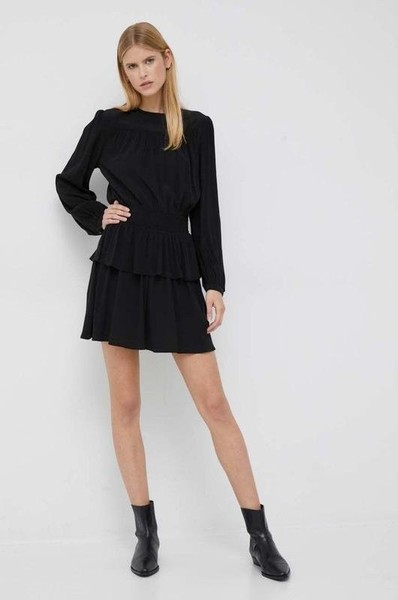 Women Pepe Jeans Dress Black Viscose 40