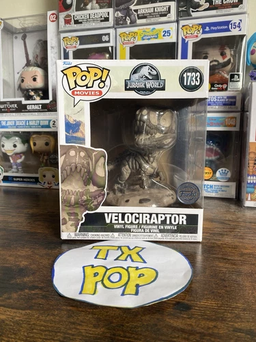 Velociraptor Fossil #1733 Funko Pop!  Jurassic World - SENT TRACKED