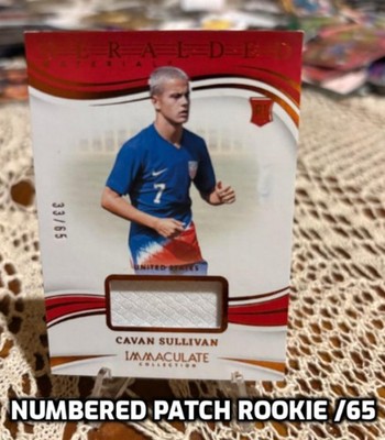 Panini Immaculate 24-25 Cavan Sullivan Heralded Materials Patch RC /65 C3413