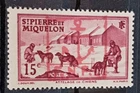 Local France 1944 Liberation overprint Saint-Pierre-et-Miquelon (F.N.F.L.) MNH
