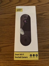 Smart WiFi Doorbell Camera Motion Detection Wireless NEW, Open Box 2.4 GHz