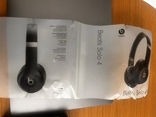BEATS SOLO 4 HEADPHONES BLACK OPEN BOX