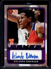 2021-22 Pro Set Power #PA-OR1 Orlando Robinson Portrait Purple Auto #/20 J01