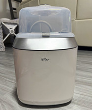 Bear Electric Sterilizer Baby Bottle Washer QXJ-C05F3 Removable Tray Gray/White
