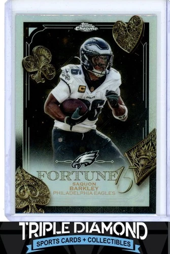 2025 Topps Chrome Saquon Barkley Refractor (RAW)